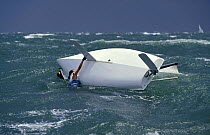470 dinghy capsize during the 1996 Atlanta Olympic games off Savannah, Georgia, USA