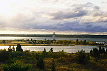 The Edgar Town Lighthouse, Martha's Vineyard, Massachusetts, USA.