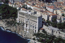 Oceanographic Museum and Aquarium in Monaco, founded by Prince Albert I in 1910. It rises up to 279ft above the sea.