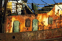 A rusty trawler boat, Cuba.