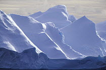 Mountains of ice in the Gerlache Strait, Antarctica.