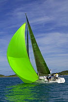 Yacht racing at Grenada Sailing Festival 2005, Grenada, Caribbean.