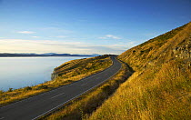 Lakeside road, South Island, New Zealand.