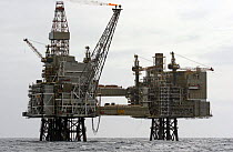 Scott oil production platform, operated by Amerada Hess.Pictured in March 2005.
