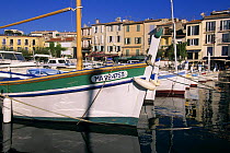 Boats in the old port of Cassis, South of France.
