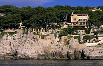 A villa on the cliff close to Cassis, France