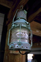 Ship's lantern at the Bitter End Yacht Club, Virgin Gorda Island, British Virgin Islands (BVI).