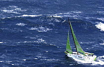 "SEB" races towards Hobart on leg 3 of the Volvo Ocean Race, 2001-02.
