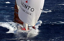 "Amer Sport 1" during the Volvo Ocean Race, Dec 4 2001.^^^ Amer Sport 1 arrives into Sydney in fifth place at the end of Leg 2, Cape Town-Sydney.