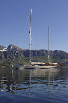 180ft Superyacht "Adele" in the Lofoten Islands, Norway. ^^^ Adele is a 180-foot Andre Hoek designed yacht, built by the world renowned Vitters Shipyard in Holland. She is owned by Jan-Eric Osterlund...