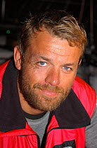 Skipper Knut Frostad of "Djuice Dragons" during the Volvo Ocean Race, 2001-2002.