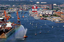 Parade of Sail during the Gothenburg stopover, Sweden during the Volvo Ocean Race, 2001-2002.