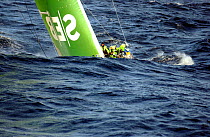 SEB on Leg 8, La Rochelle France to Gothenburg Sweden, during the Volvo Ocean Race, 2001-2002.