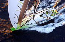 Illbruck Challenge finishes in first place at the end of Leg 2, Cape Town South Africa to Sydney Australia, during the Volvo Ocean Race, Dec 4 2001.