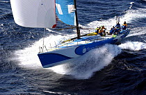 News Corp off Sydney Australia finishes in third place at the end of Leg 2, Cape Town South Africa to Sydney Australia during the Volvo Ocean Race, Dec 4 2001.