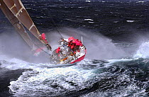 Djuice Dragons battles towards Hobart on leg 3 of the Volvo Ocean Race.