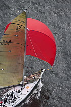 12m "Wright on White" racing at the 12 Metre World Competition 2006, Newport, Rhode Island, USA.