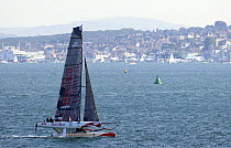 Volvo Extreme 40 "Basilica" racing off Cowes during Skandia Cowes Week, Solent, UK, 2006.
