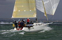 J109 GBR9627T "Shiva" during a race at Skandia Cowes Week, Solent, UK, day 3 July 31, 2006.