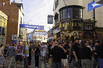 Pier View on Cowes High Street during Skandia Cowes Week, 2006.