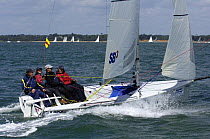 SB3 3212 "Darling Associates" with Chris Darling during a race at Skandia Cowes Week, Solent, UK, day 2 July 30, 2006.