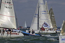 Racing off Cowes UK in the Solent, during Skandia Cowes Week, day 1 July 29, 2006.