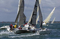 Racing off Cowes UK in the Solent during Skandia Cowes Week, day 2 July 30, 2006.