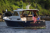 Legacy 32 motor cruiser, Rhode Island, USA.