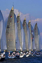 During a race at the Farr 40 one-design class World Championship.