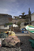 A fishing village on Isla Coyote, Mexico. 2006.
