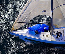 12m yacht during the 2006 12 Metre North American Championships, Newport, Rhode Island, USA.