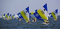 Racing at the Sunfish World Championship, Charleston, South Carolina, USA.