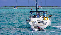 Cruising in the British Virgin Islands, Caribbean, December, 2006.