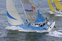 Sir Robin Knox Johnston's Open 60 "Lombard" during the JP Morgan Round the Island Race from Cowes to the Isle of Wight, UK, June 23 2007.
