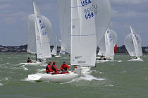 USA1198 "Fresh Guidance" during the Etchells European Championships, Cowes, Isle of Wight, UK, day 2, 2006.