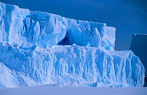Iceberg and fast ice Antarctica