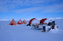 BBC field camp at Cape Washington Antarctica (for filming Blue Planet)
