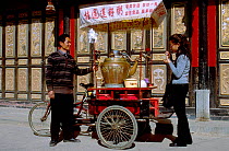 Hot soup seller Jainshui city, Yunnan, China
