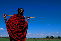 James Lepore Masai tribesman Masai Mara GR Kenya