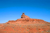 Mexican hat Utah USA. sandstone erosion